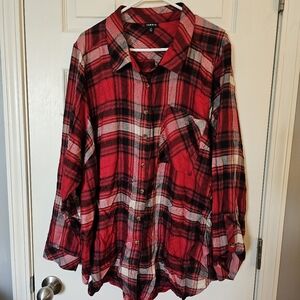 Torrid Flannel Button-down